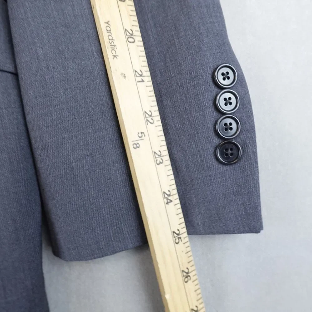 Brooks Brothers Explorer Blazer Men 43R Gray Explorer Madison Fit Wool Blend